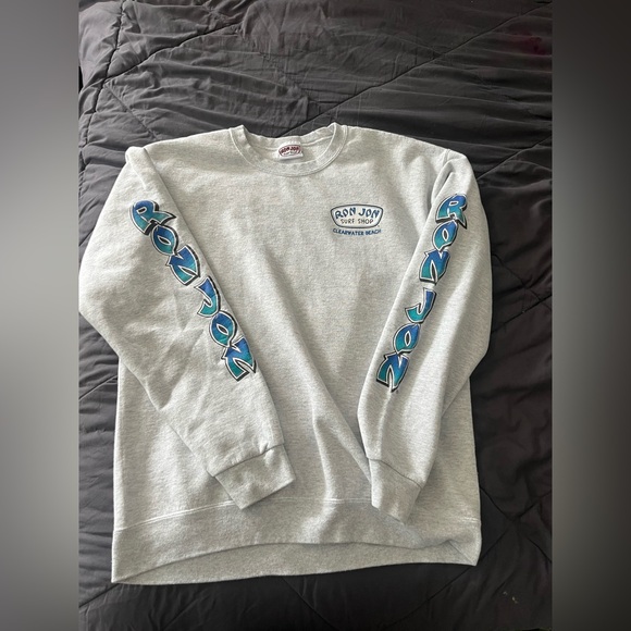Light Grey Ron Jon Clearwater Florida Crewneck - Picture 1 of 4